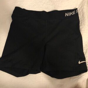 Nike Pro Dri-Fit Black Shorts Compression Shorts Women's Large